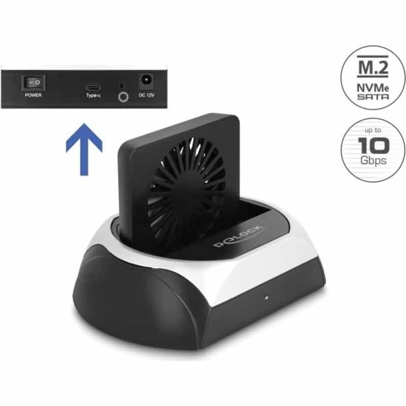 DELOCK USB 10 Gbps Dockingstation für 2.5"/3.5" SATA HDD/SSD