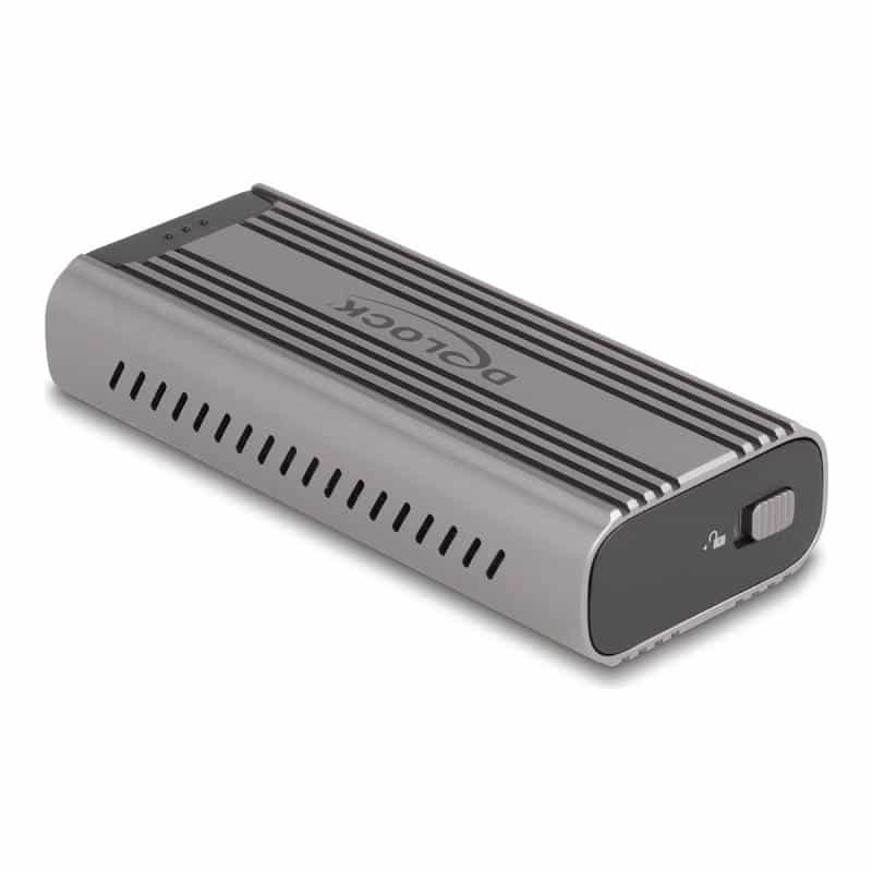 DELOCK USB Type-C 40 Gbps Gehäuse für 1 x M.2 NVMe PCIe SSD