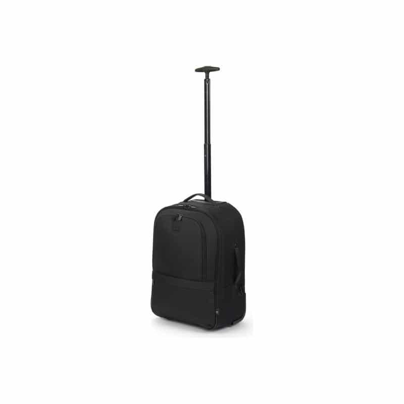 DICOTA Backpack Roller Eco CORE 14-16 schwarz Notebook-Rucksack mit integriertem Trolley