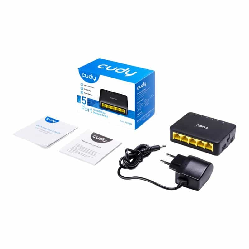 CUDY FS105D 5-Port 10/100 Desktop Switch
