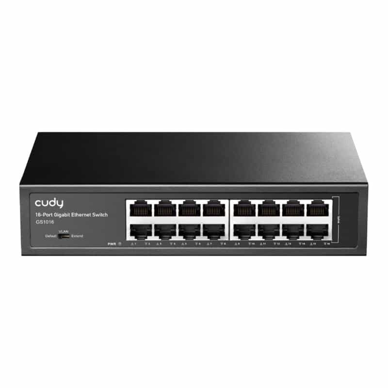 CUDY GS1016 16-Port Gigabit Metall Switch