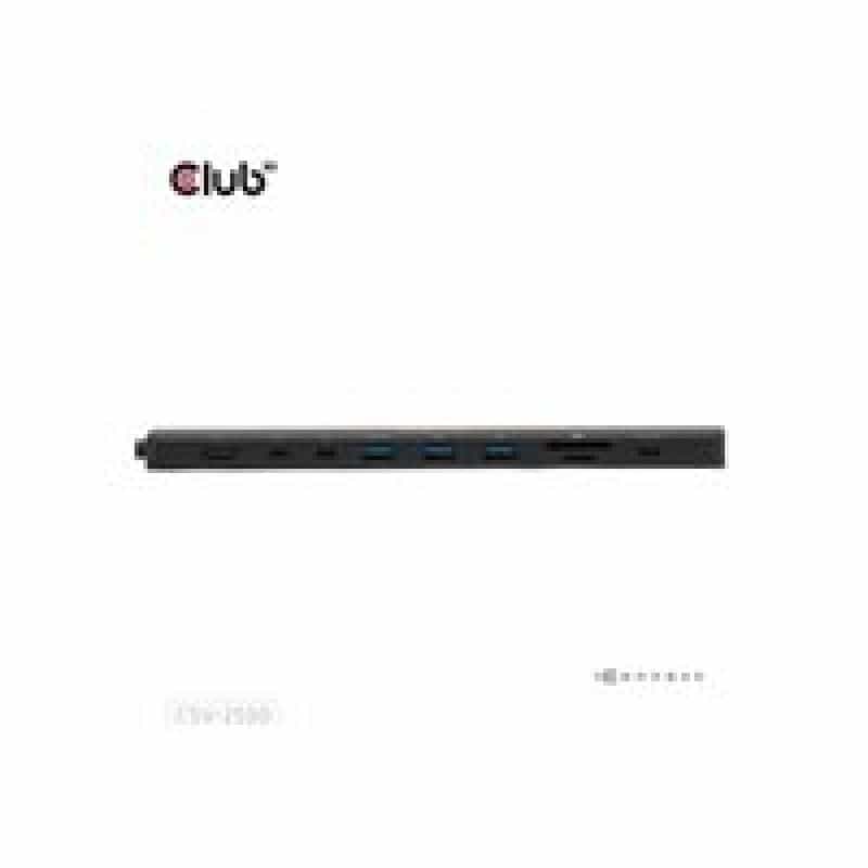 CLUB3D Tragbare Docking USB-C ->2xUSB-C/3xUSB-A/HDMI/SD 140W retail