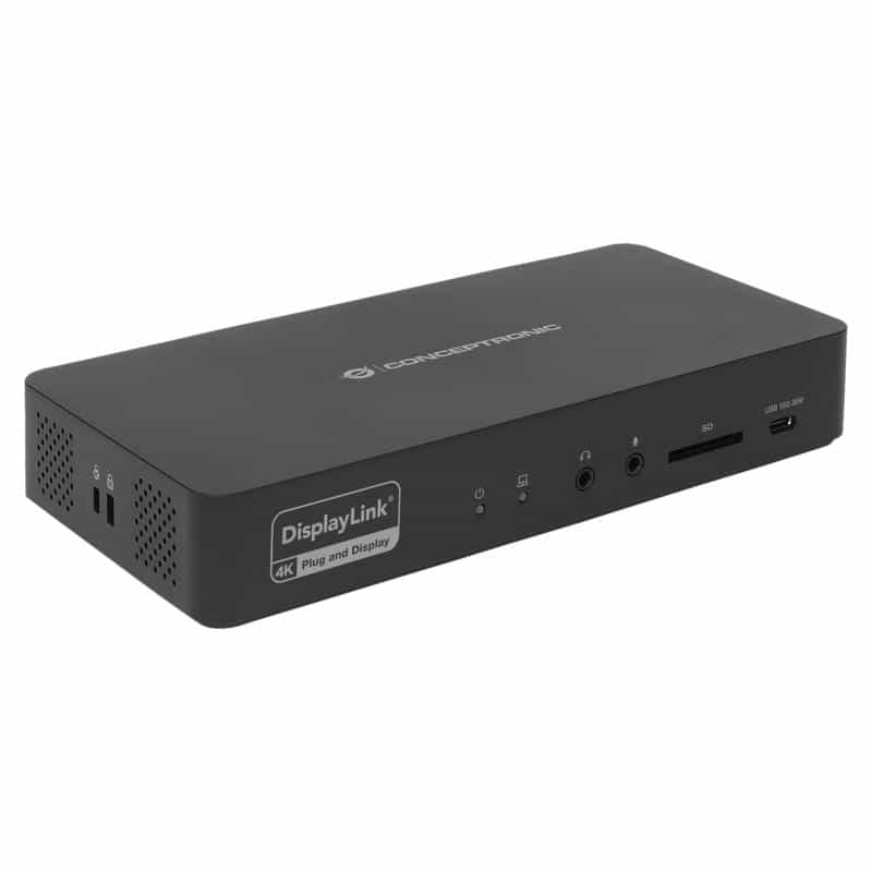CONCEPTRONIC Dock 17-in-1 USB-C->HDMI,DP 4K/60Hz,GbE,USB-C CONCEPTRONIC Dock 17-in-1 USB-C->HDMI,DP 4K/60Hz,GbE,USB-C