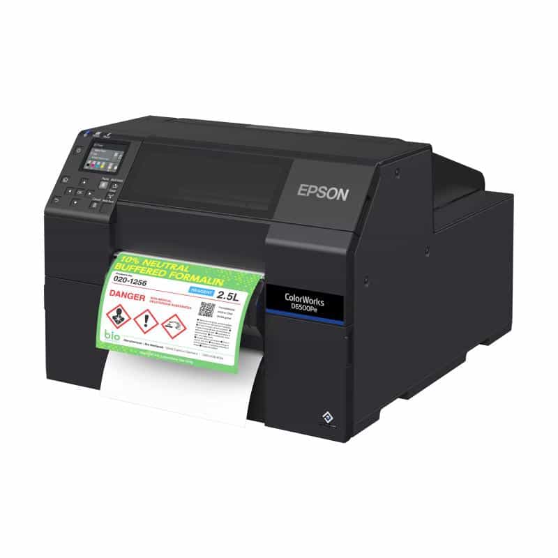 EPSON ColorWorks D6500 dye ink Peeler Disp. EPSON ColorWorks D6500 dye ink Peeler Disp.