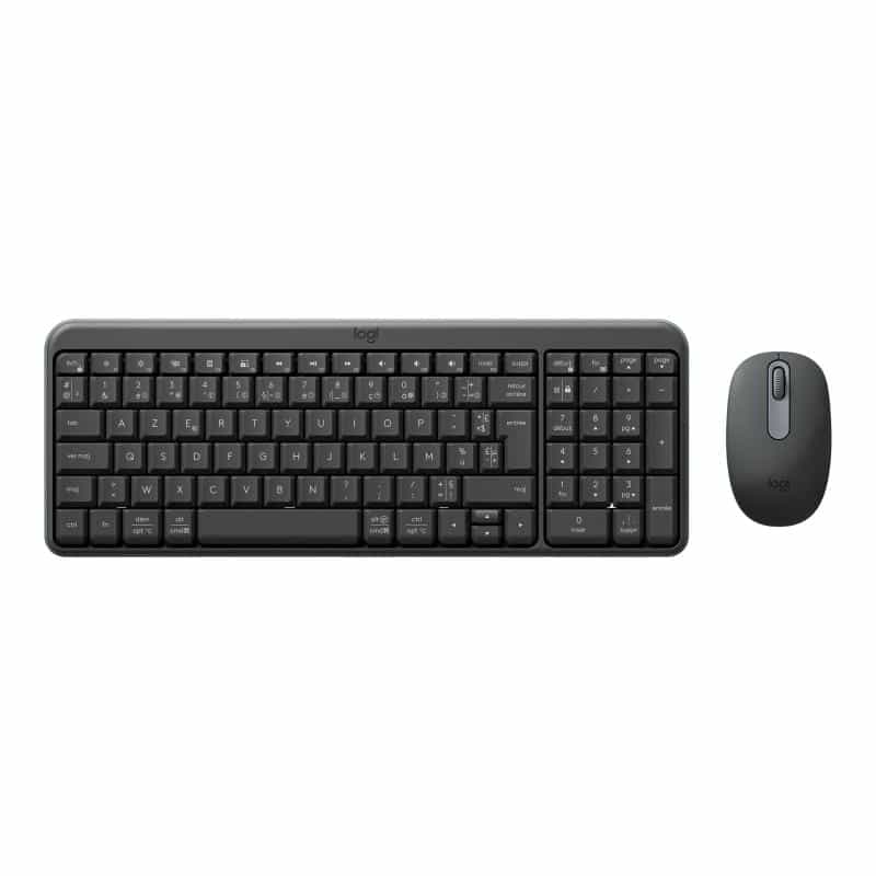 LOGITECH MK250 Wireless Keyboard and Mouse Graphite FR