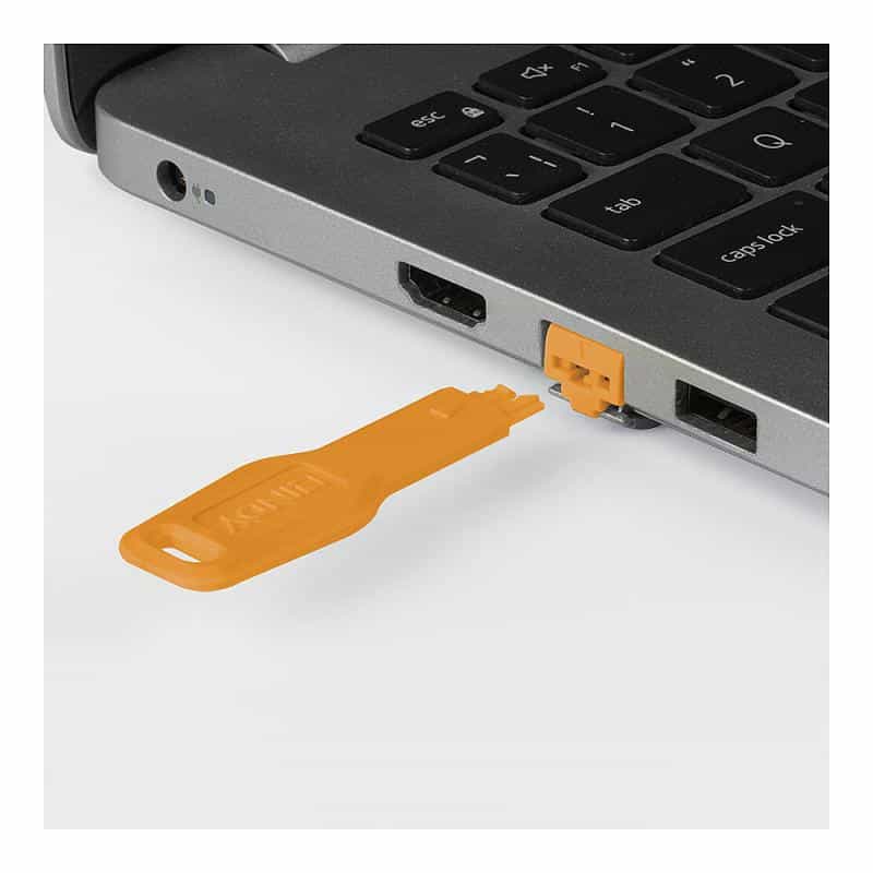 LINDY RJ45 Port Schlösse Orange, 20 Stück