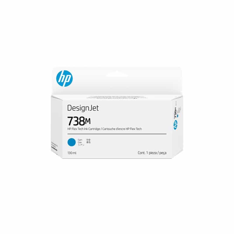 HP 738M Cyan Tintenpatrone 130ml