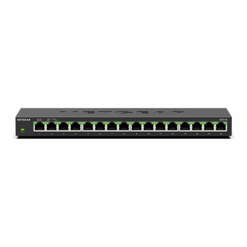 NETGEAR 16-Port Gigabit Ethernet Unmanaged Switch mit 1 dedizierten 10G/Multi-Gig Port