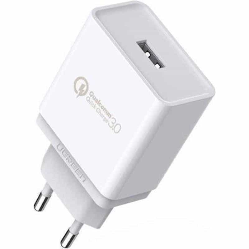 UGREEN 10133 Ladegerät für Mobilgeräte Smartphone Weiß USB Schnellladung Indoor (10133)
