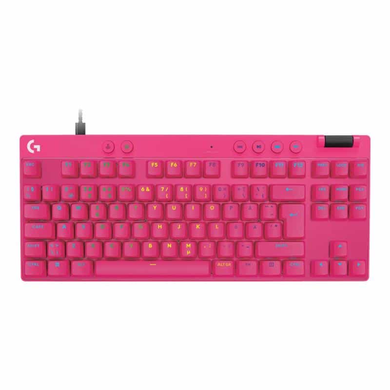 LOGITECH G PRO X RAPID - Tastatur - TKL - Hintergrundbeleuchtung - USB - QWERTY - Nordisch