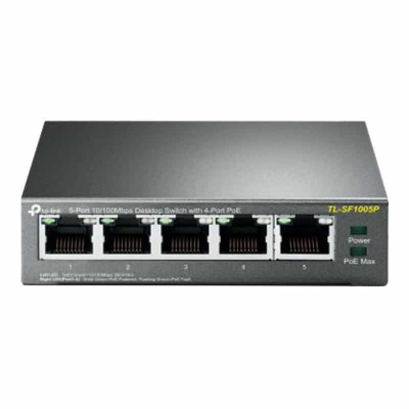 TP-LINK Switch 5x FE TL-SF1005P (4xPOE+/58W)