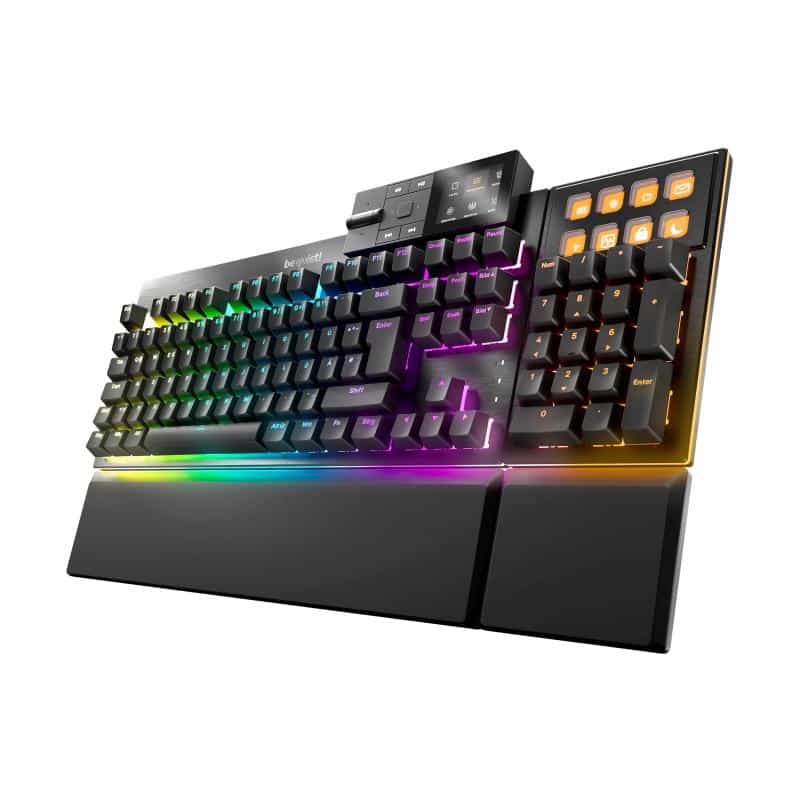 BE QUIET DARK MOUNT SILENT LINEAR Kabelgebundene Gaming Tastatur schwarz