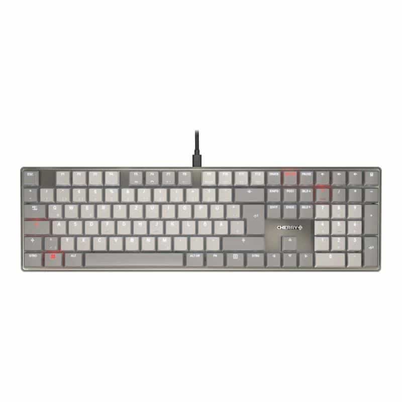 CHERRY Keyboard Corded Mechanical MX LP 2.0 Ivory (DE)