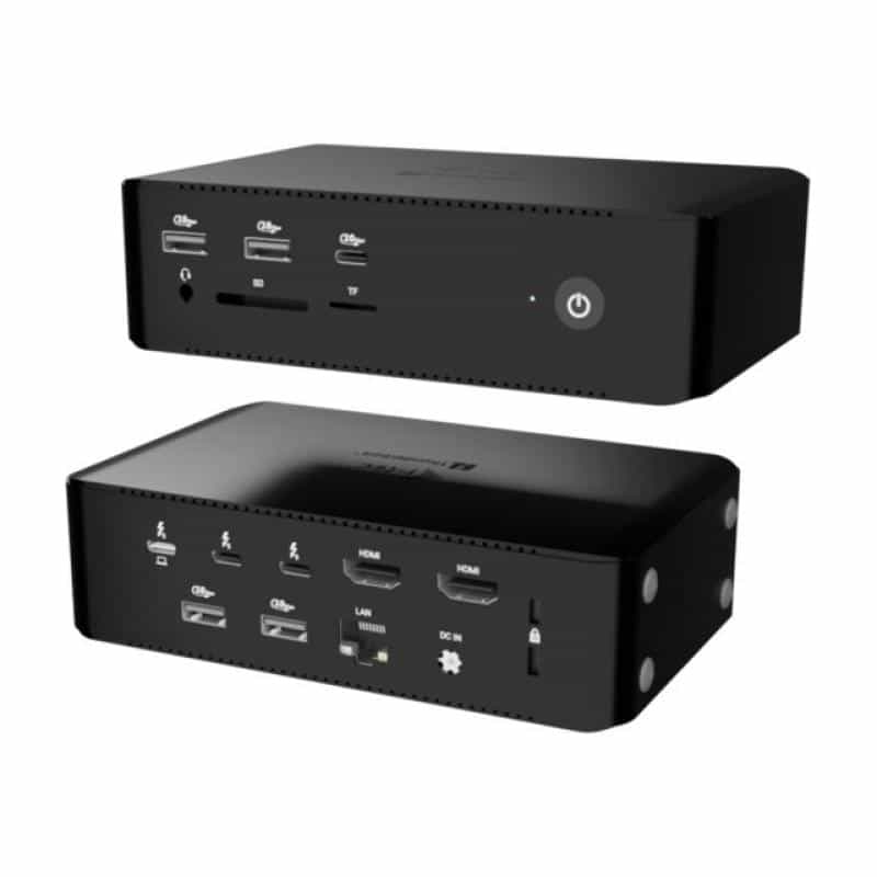 I-TEC Thunderbolt 5 Quattro Display DS 2xTB5 2xHDMI 1x2,5GLAN 1xAudio/Mic 1xUSB-C Gen2 4xUSB-A Gen2