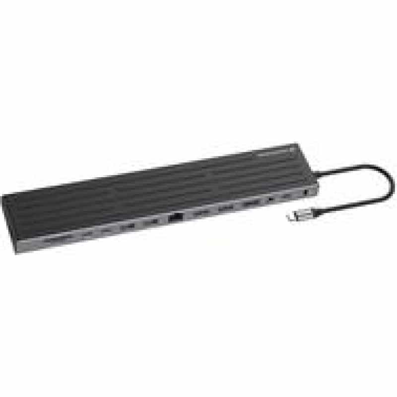 CONCEPTRONIC 14-1 Dock USB-C->2xHDMI,DP,2xUSB-C,3xUSB-A,+ sw