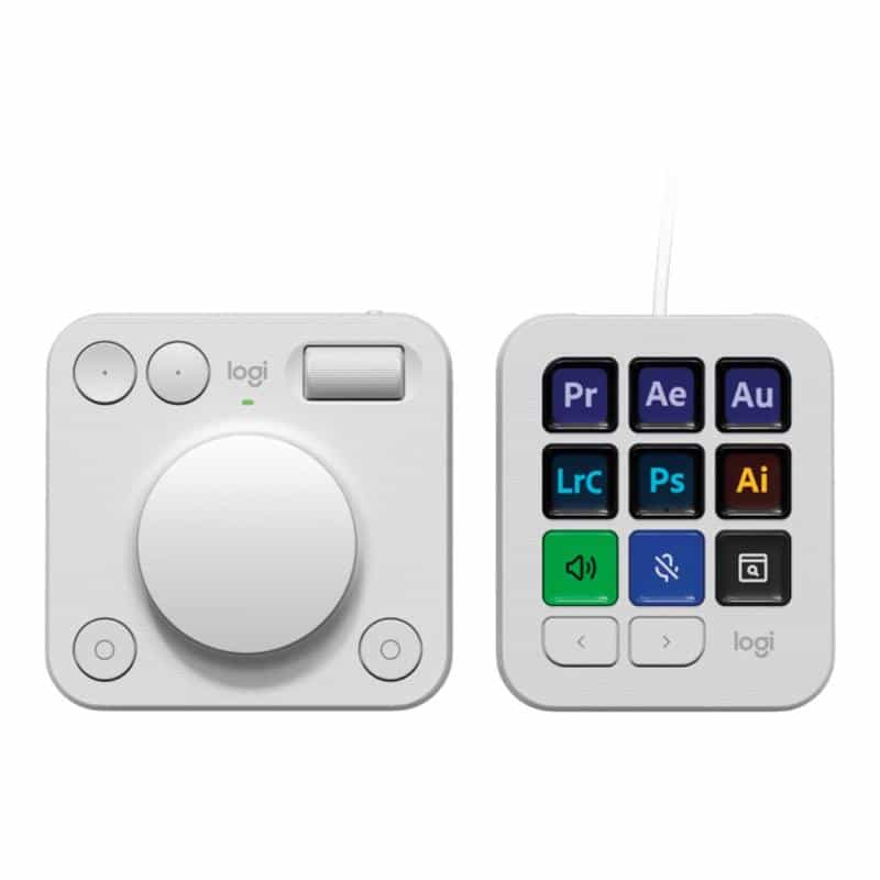 LOGITECH Master Series MX Creative Console, Grey, USB-C, 920-012932