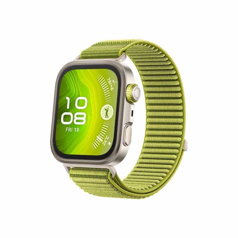 HUAWEI Watch Fit 4 Pro Green Woven Strap
