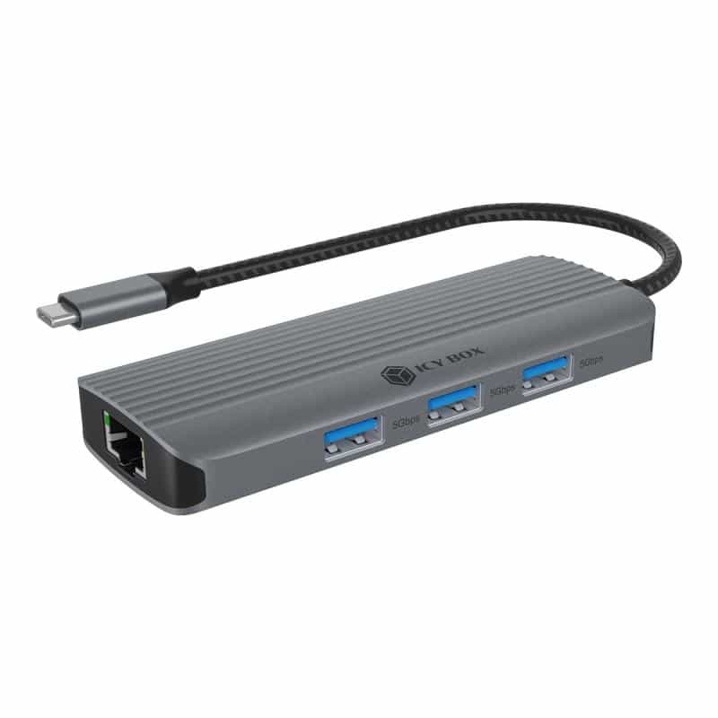 ICYBOX Dockingstation 6 in 1 1xHDMI 4K60Hz, 3x USB-A