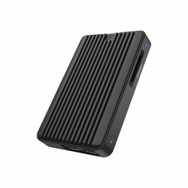 ICYBOX M.2NVMe/SATA SSD mit CFexpress Type-B Kartenleser