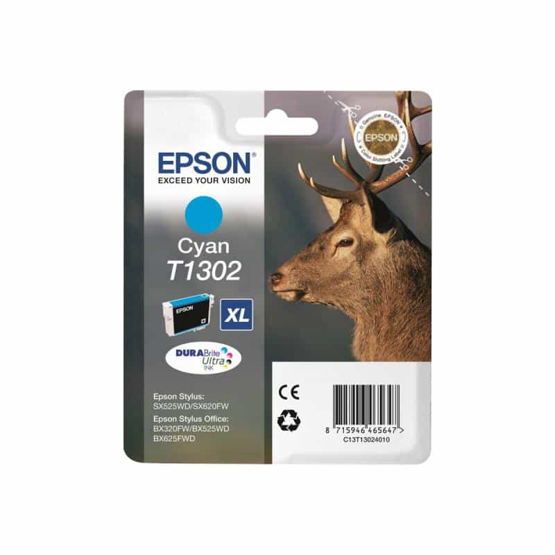EPSON T1302 Cyan Tintenpatrone