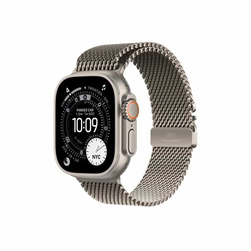 APPLE Watch Ultra 3 Titanium Cellular 49mm Natur (Milanaise Titan natur) Medium