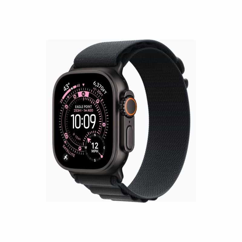 APPLE Watch Ultra 3 Titanium Cellular 49mm Schwarz (Alpine Loop schwarz) Small