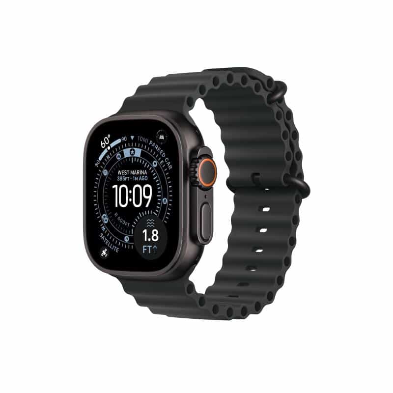APPLE Watch Ultra 3 Titanium Cellular 49mm Schwarz (Ocean Armband schwarz)