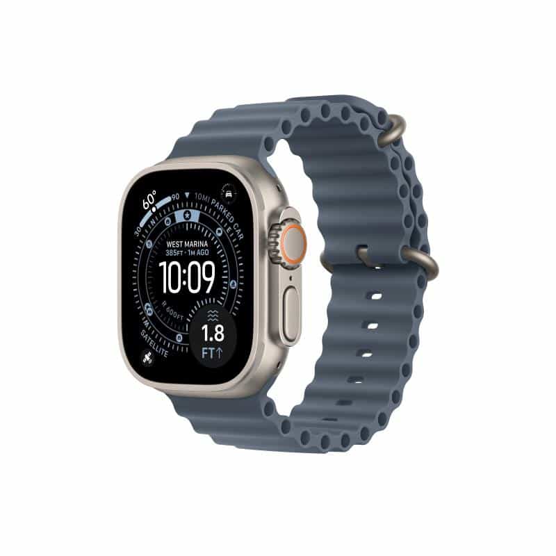 APPLE Watch Ultra 3 Titanium Cellular 49mm Natur (Ocean Armband maritimblau)