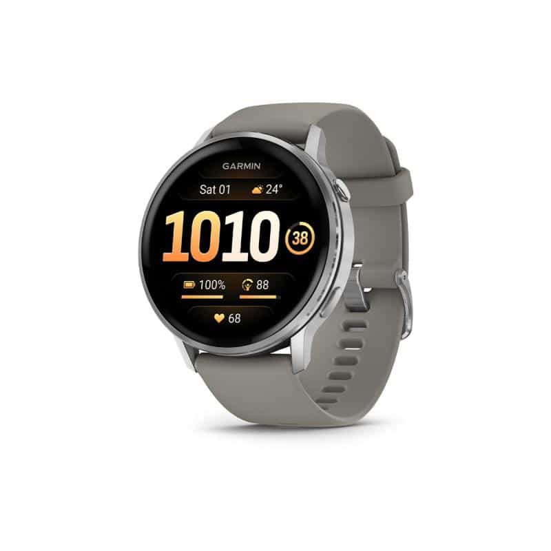 GARMIN Venu 4 Smartwatch 45mm schwarz/silber