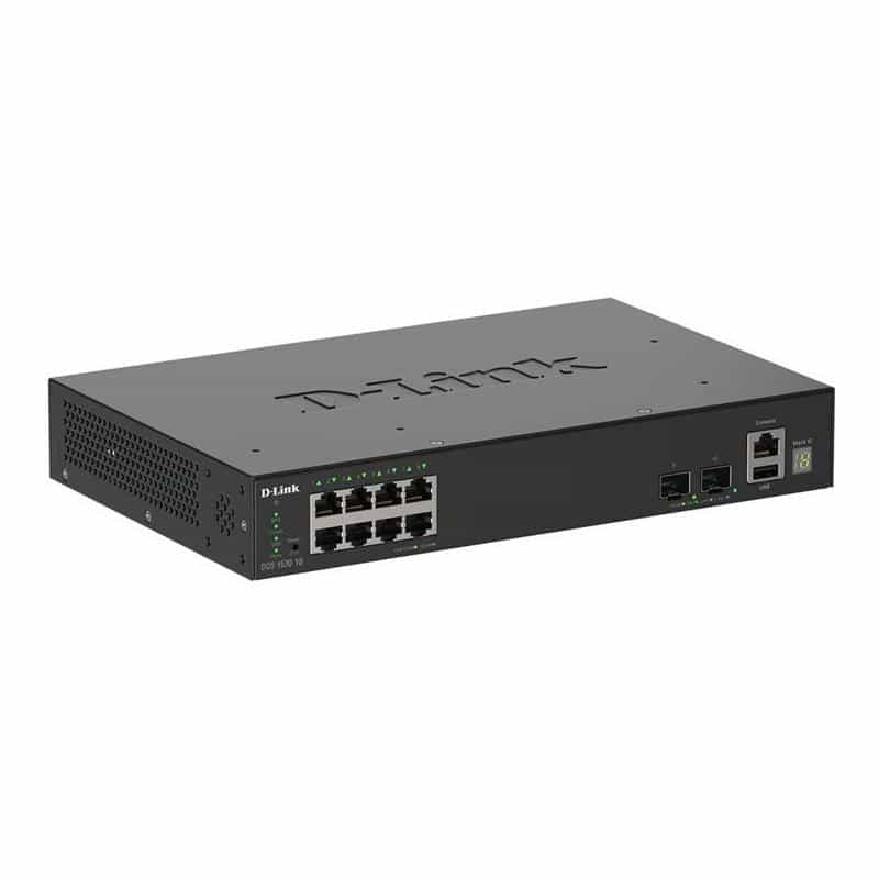 D-LINK DGS-1530-10/E 10-Port Smart Manag. Gigabit Stack Switch