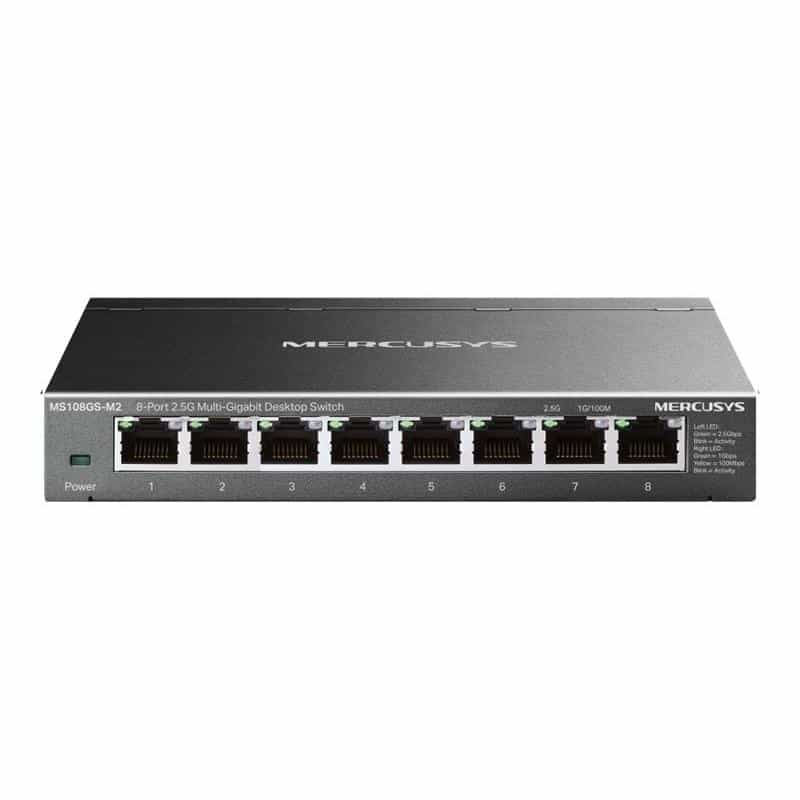 TP-LINK Mercusys MS108GS-M2 8-Port 2.5G Multi-Gigabit Desktop Switch