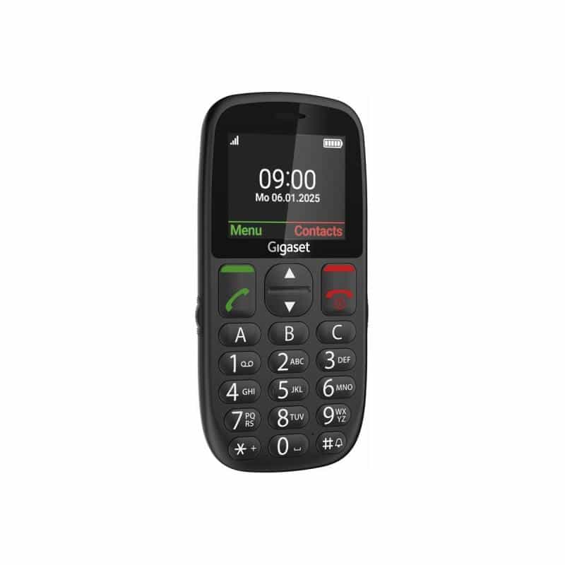 GIGASET GL395 Dual Sim Black SOS-Button, CAM, SD-card Slot/ GSM 2G/3G/T-Bar/ Usb-C