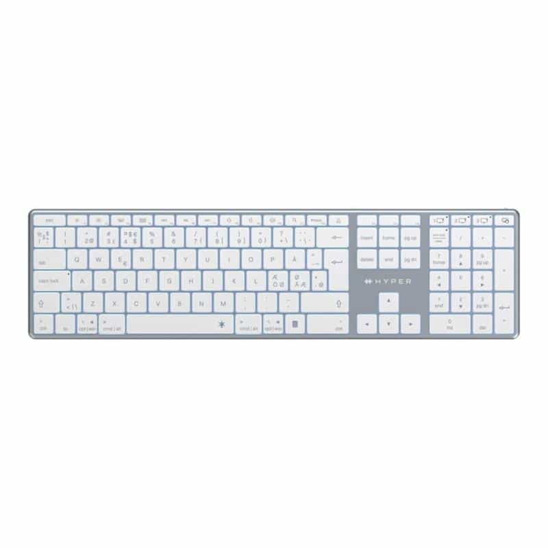 TARGUS HyperSpace - Tastatur - full size - hinterleuchtet - kabellos - Bluetooth 5.0 - QWERTY - Nord