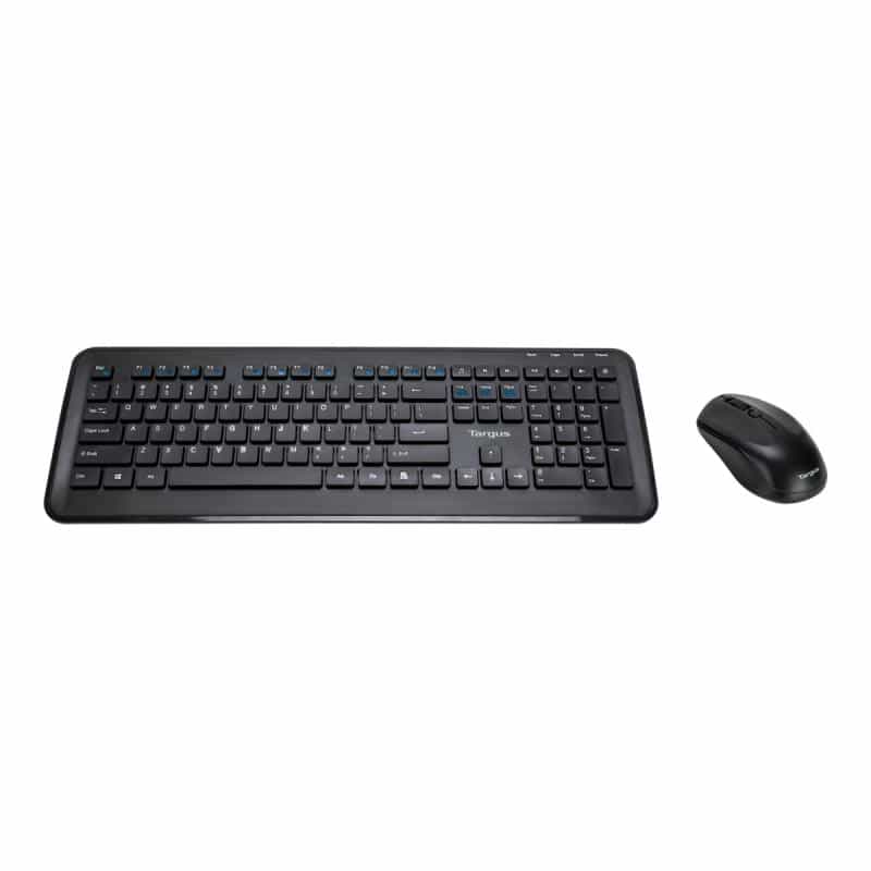 TARGUS KM610 - Tastatur-und-Maus-Set - Kombination - full size - kabellos - 2.4 GHz - QWERTY - Spani