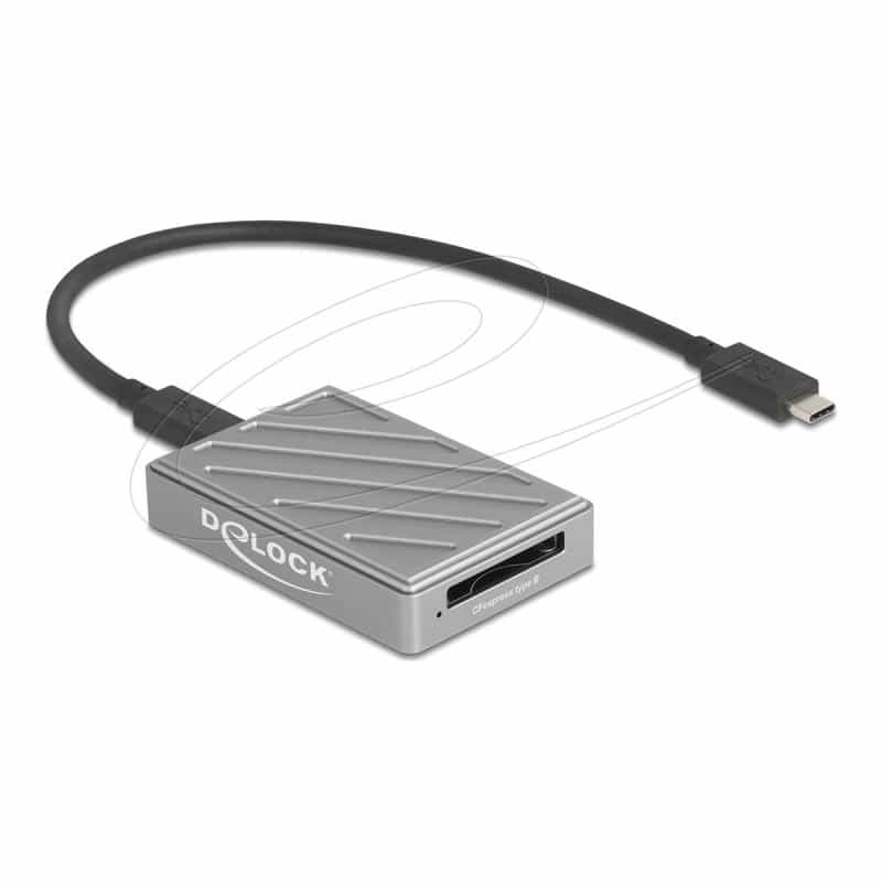 DELOCK 40 Gbps USB Type-C Card Reader fur CFexpress Typ B Speicherkarten