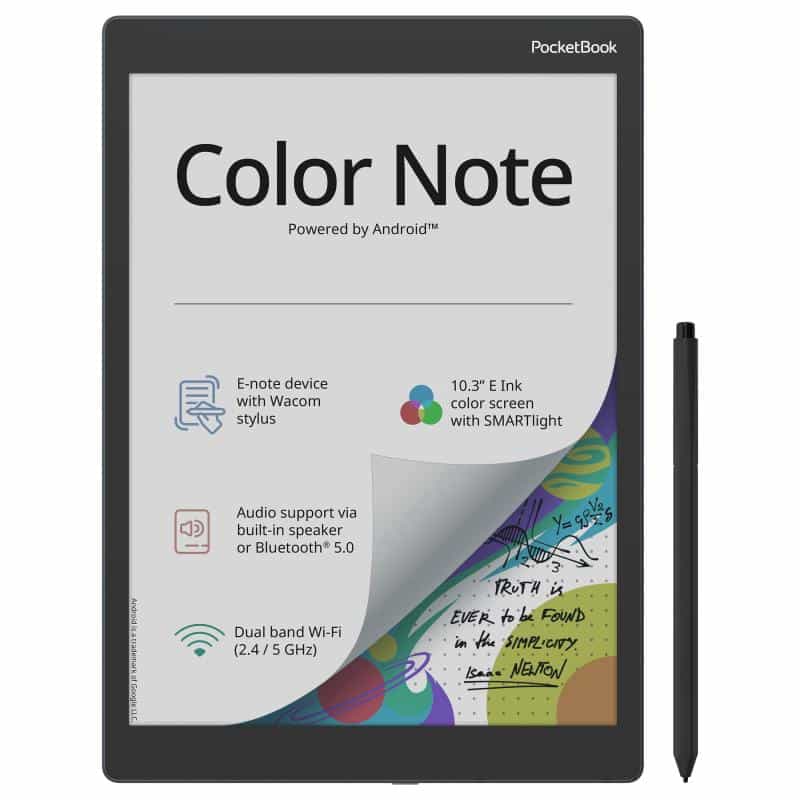 POCKETBOOK Color Note - Stormy Sea DACH-Version inkl. Stylus Eingabestift