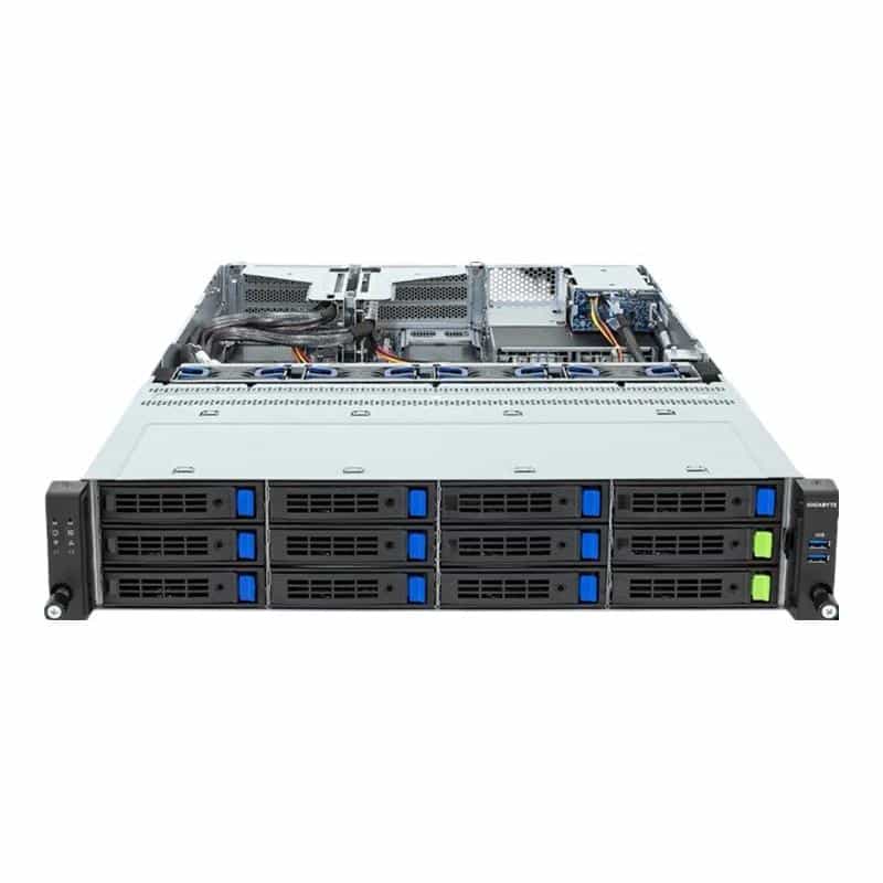 GIGABYTE Barebone R263-Z37-AAH2 Rev. 3.x Rack Server 2U Single Sockel SP5 GIGABYTE Barebone R263-Z37-AAH2 Rev. 3.x Rack Server 2U Single Sockel SP5