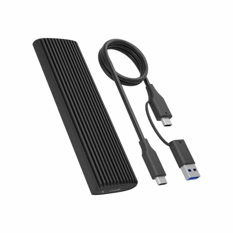ICY BOX IB-1808MCT-CU31 NVMe SSD USB 3.2 Type-C Gehäuse schwarz