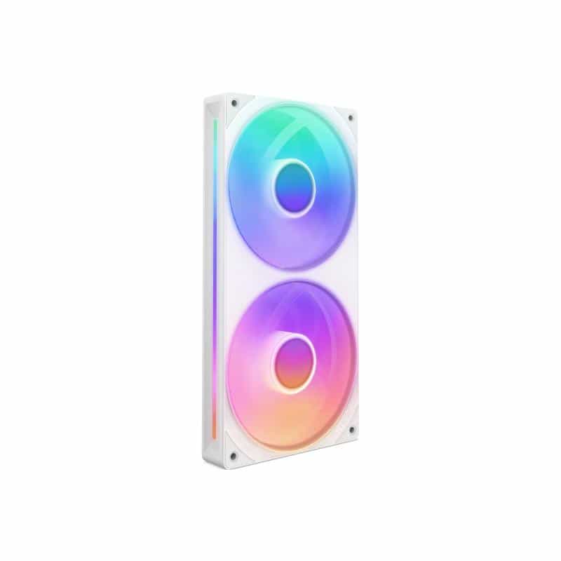 NZXT F240 RGB CORE Single Frame Gehäuselüfter weiß