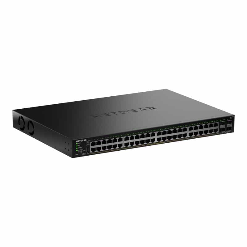 NETGEAR S350 Series 48-Port Gigabit Ethernet PoE+ Smart Managed Essentials Switch