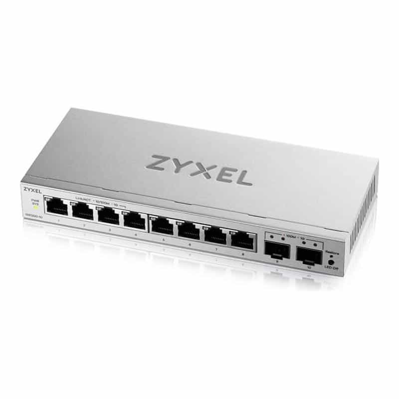 ZYXEL GS1200-10V3 8-Port Gigabit, 2xSFP websmart managed