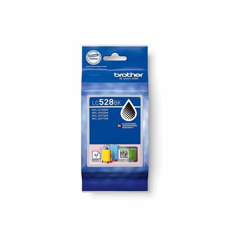 BROTHER LC528BK Black Ink Cartridge e Single Pac