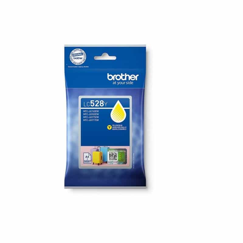 BROTHER LC528Y Yellow Ink Cartridge e Single Pac