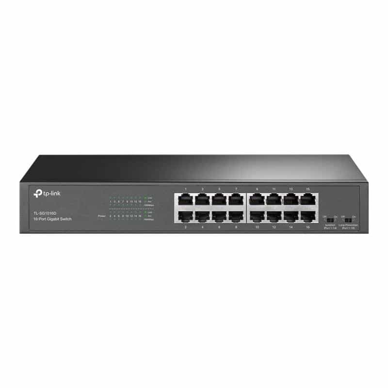 TP-LINK 16-Port Gigabit Switch Unmanaged 13"