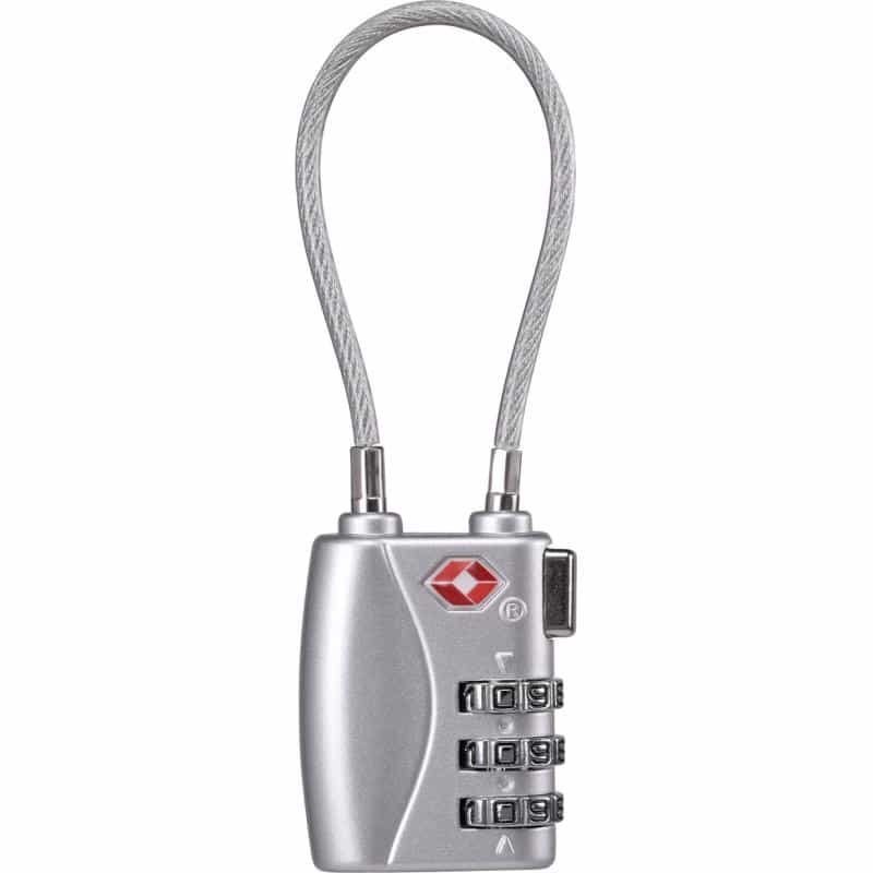 SYGONIX SY-5044450 Kabelschloss 33 mm Silber Zahlenschloss (SY-5044450)