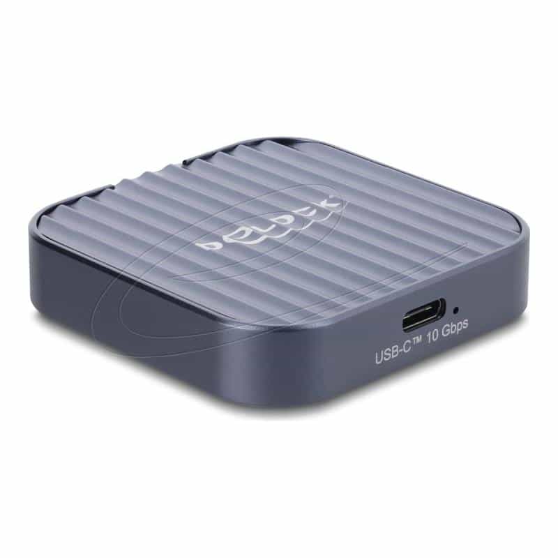 DELOCK magnet. Gehäuse USB-C 10Gbps -> 1x M.2 NVME/ SATA SSD