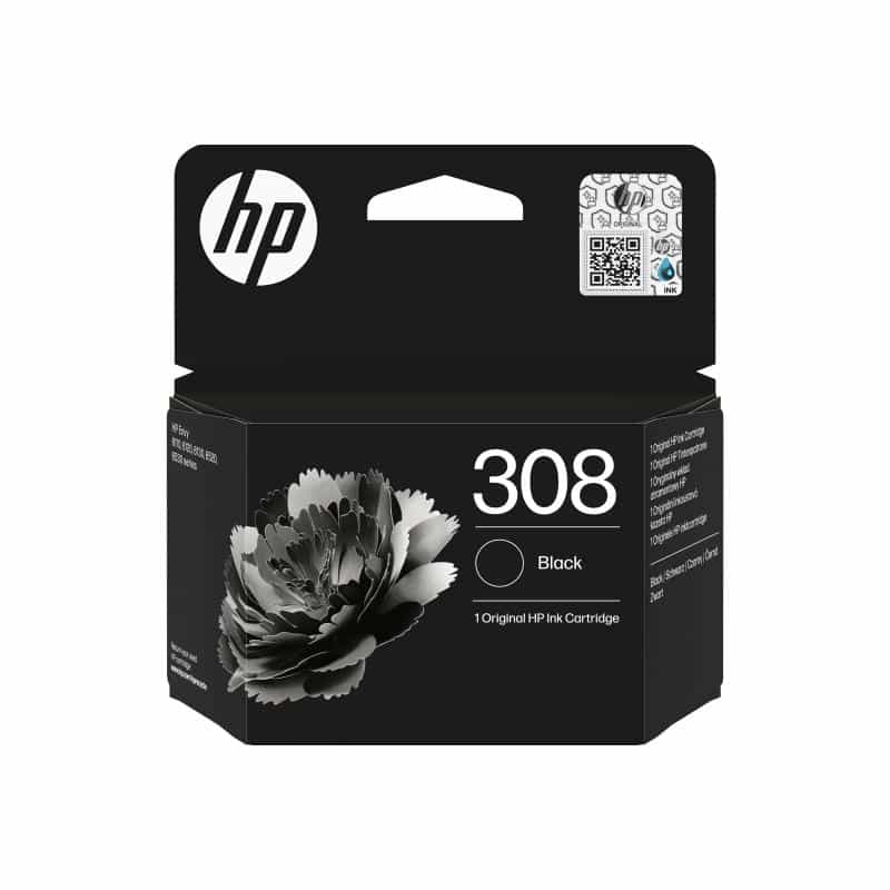 HP 308 Black Original Ink Cartridge