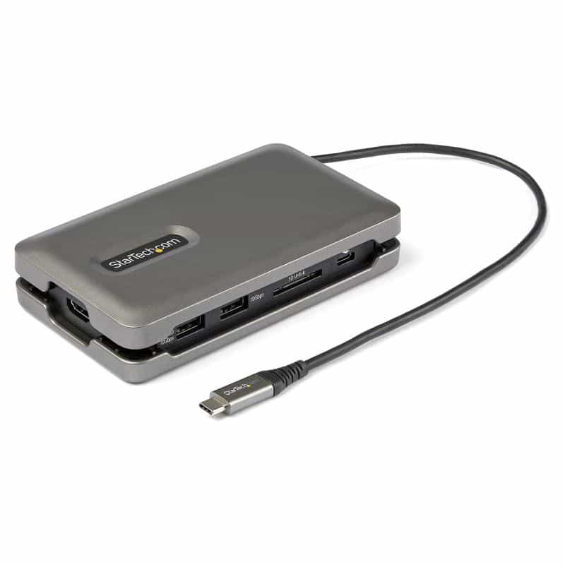 STARTECH.COM USB-C Multiport Adapter USB-C auf 4K 60Hz HDMI 2.0 100W PD 3-Port 10Gbit/s USB Hub Reis
