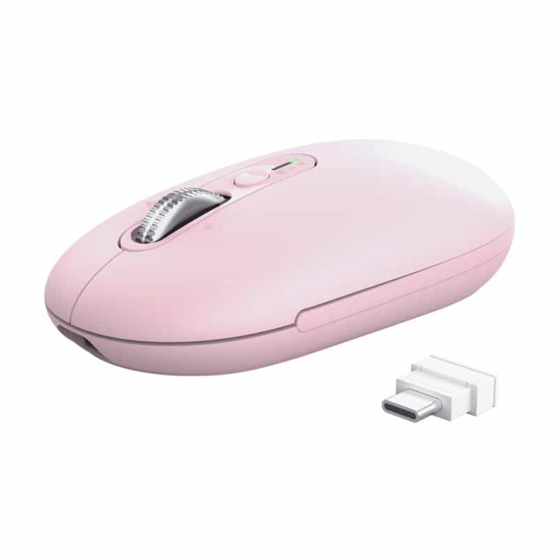 TRUST Seron Hyperscroll Slim Wireless Mouse - Pink