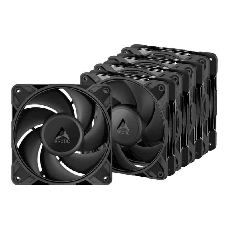 ARCTIC P12 PRO LN schwarz 5er-Pack Gehäuselüfter